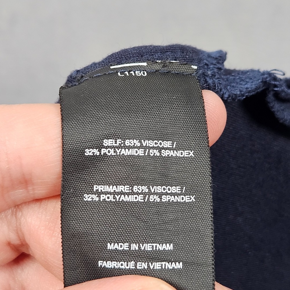Cuts Clothing Sweatshirt Mens XL Navy Blue 1/4 Zip Athleisure Pockets‎ *FLAW - Picture 10 of 13